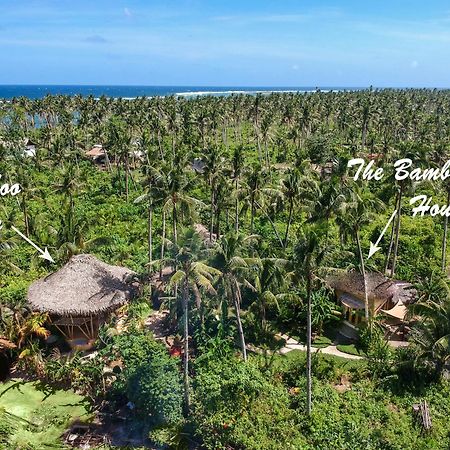 The Bamboo Houses - Tropical Garden & Empty Beach General Luna  Luaran gambar