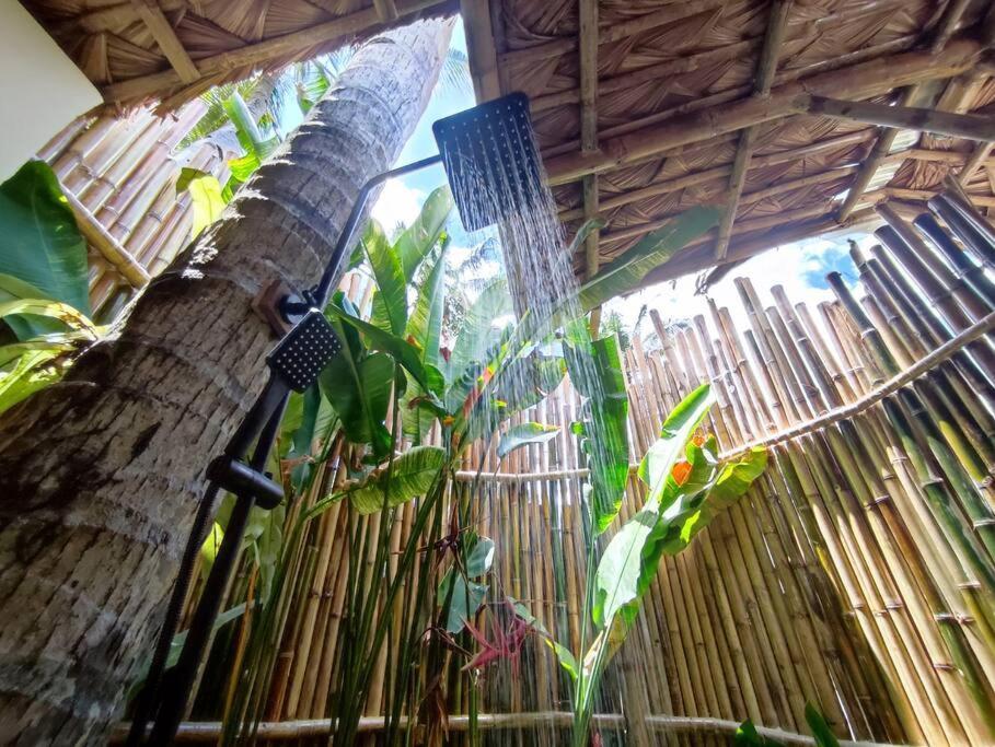 The Bamboo Houses - Tropical Garden & Empty Beach General Luna  Luaran gambar
